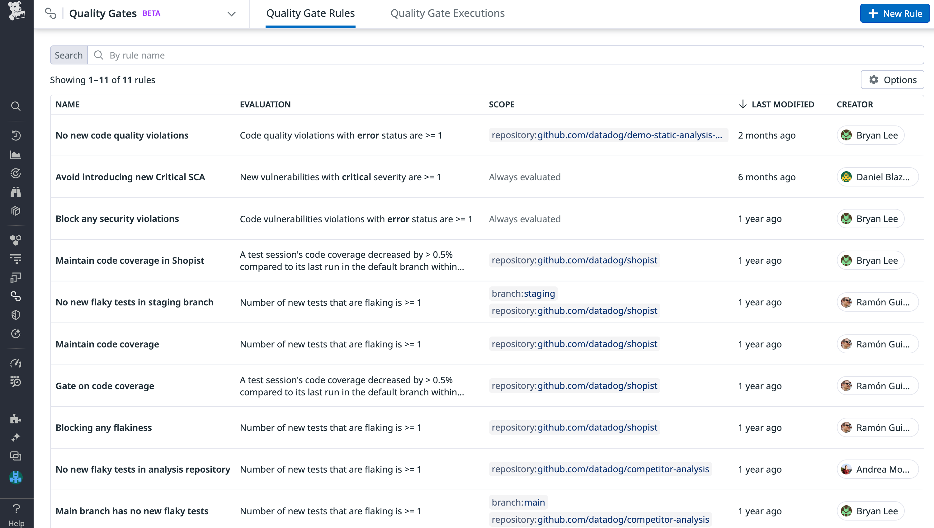 Block commits from introducing new flaky tests to your code base.
