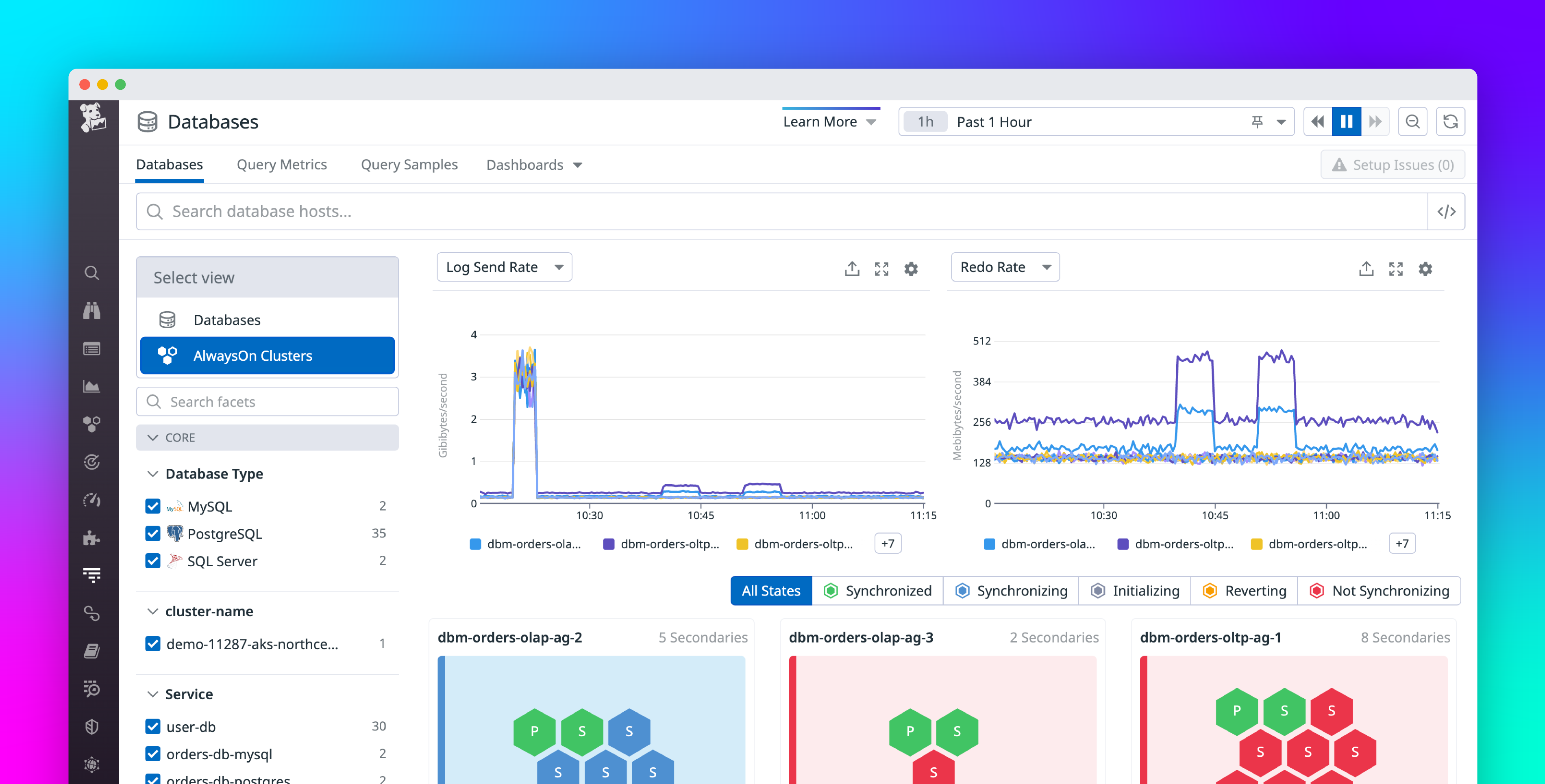 Monitor your AlwaysOn availability groups with Datadog Database Monitoring