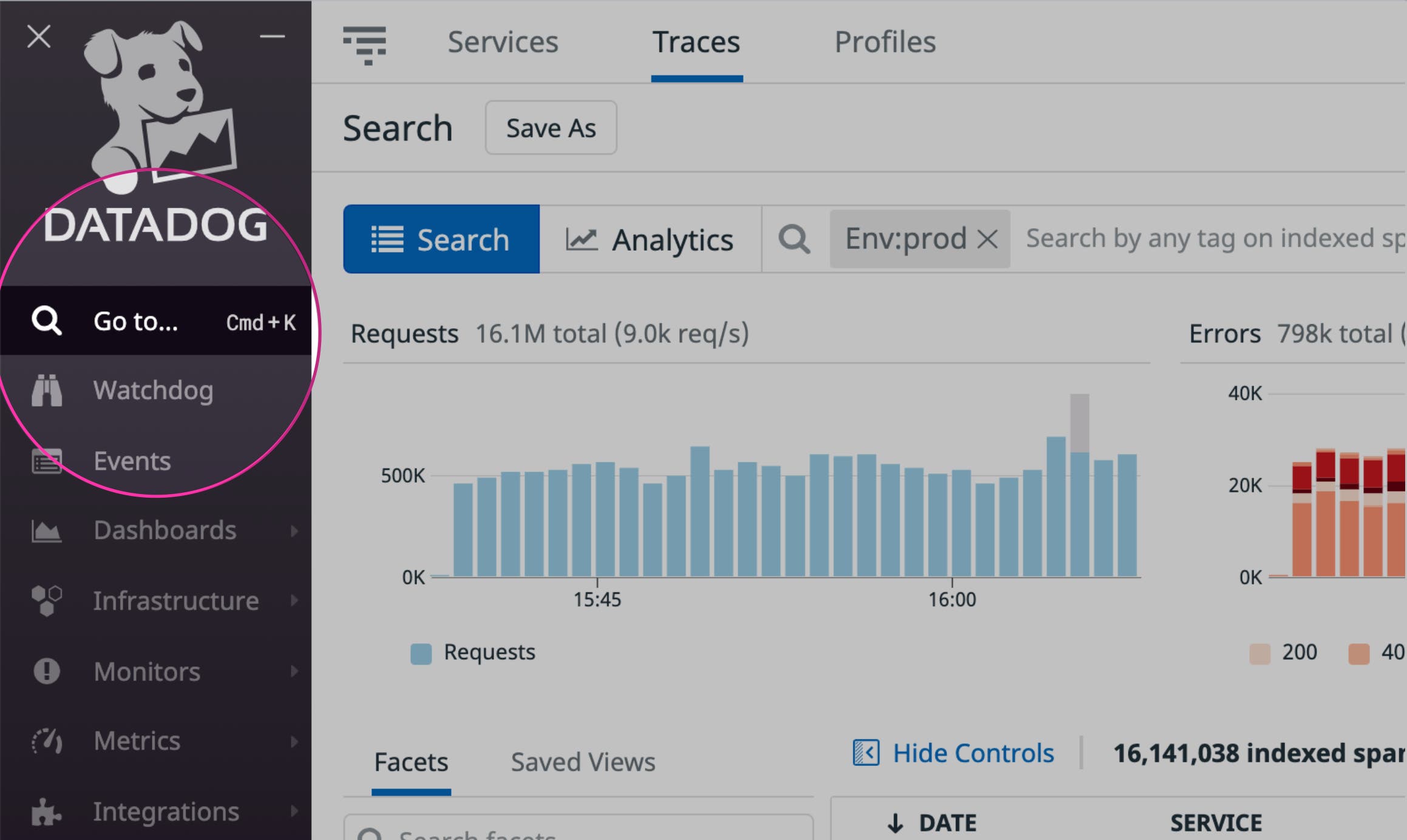 Quicknav menu opens with CMD+K shortcut Quicknav menu opens with CMD+K shortcut