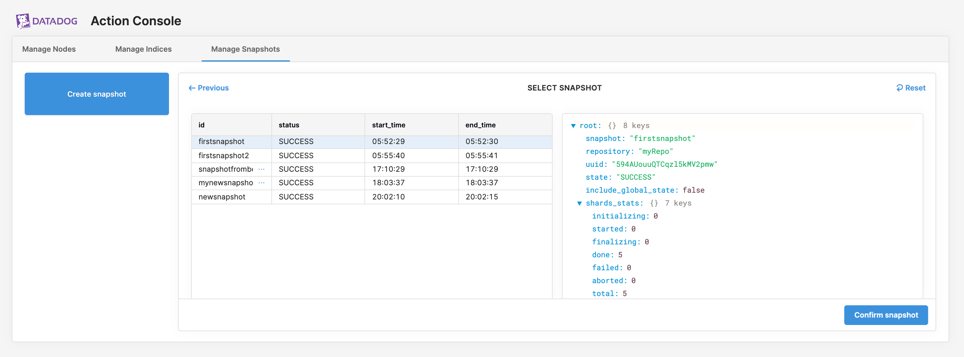 You can set up widgets to reverse your management decisions in case of mistakes.