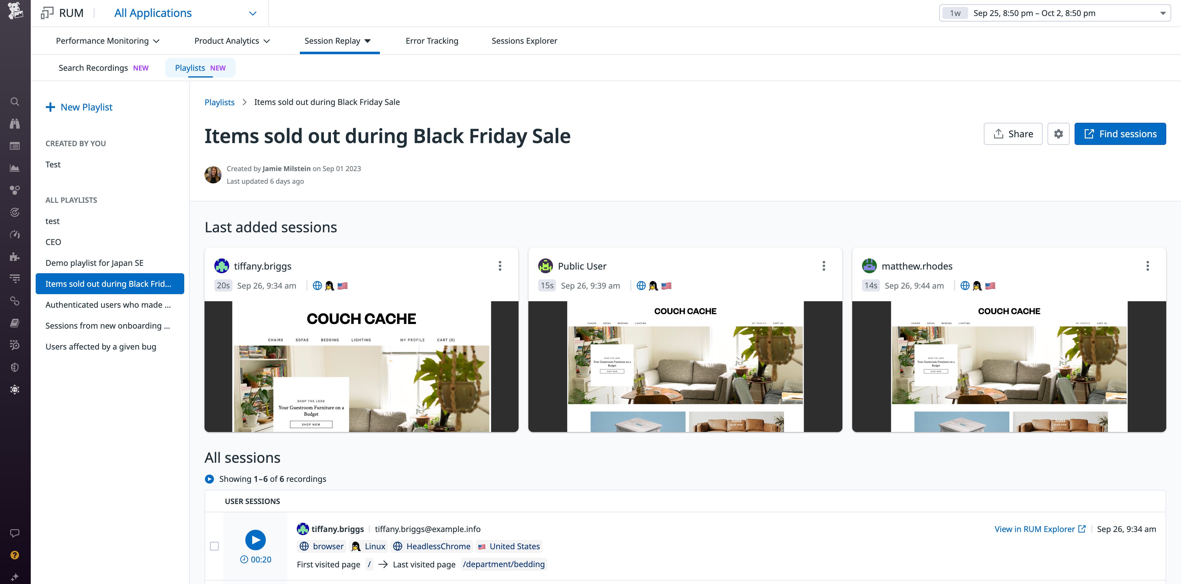 View, share, or add more sedssions to your playlist View, share, or add more sedssions to your playlist