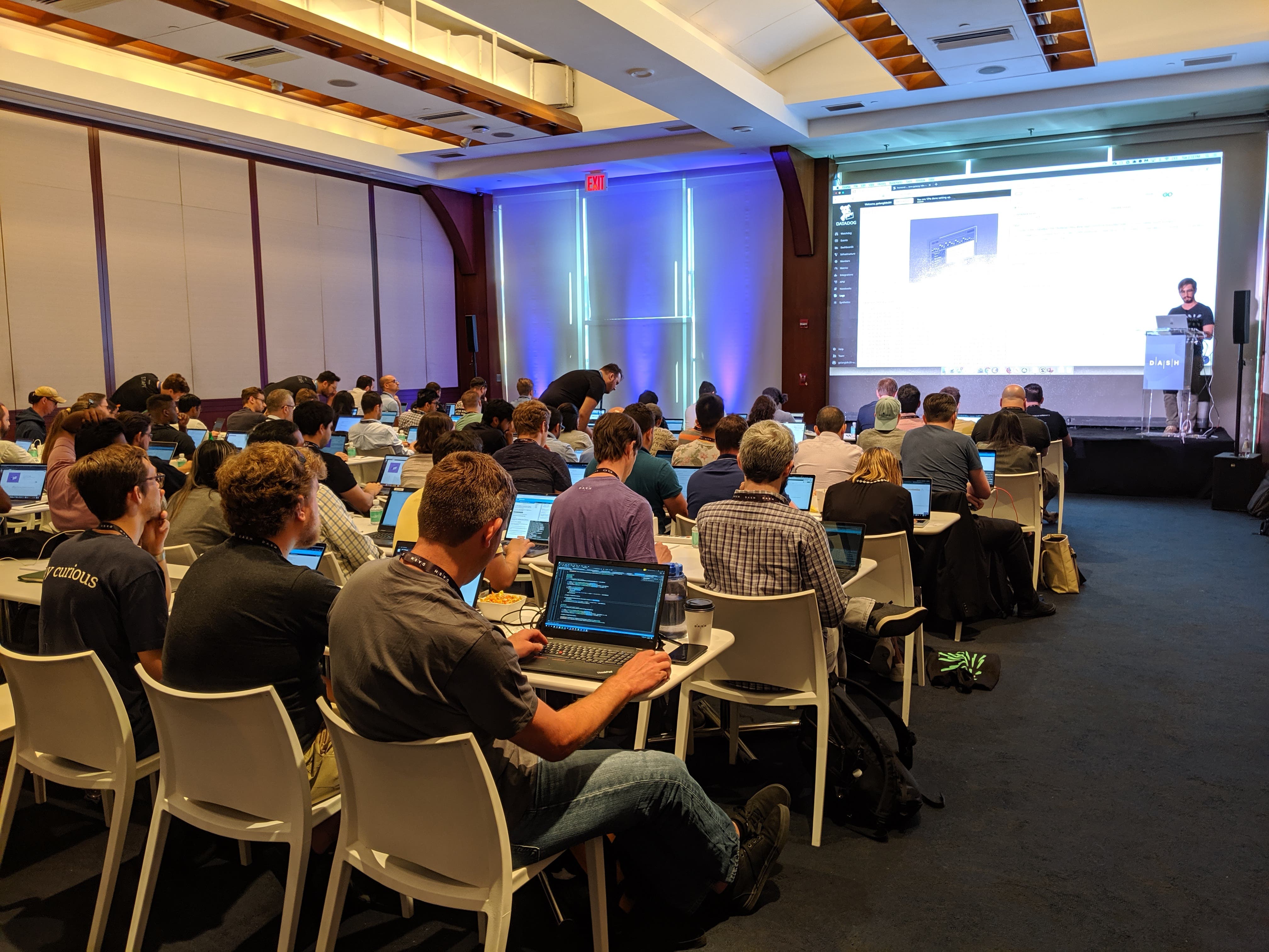 Get hands-on training from Datadog engineers in workshops. Get hands-on training from Datadog engineers in workshops.