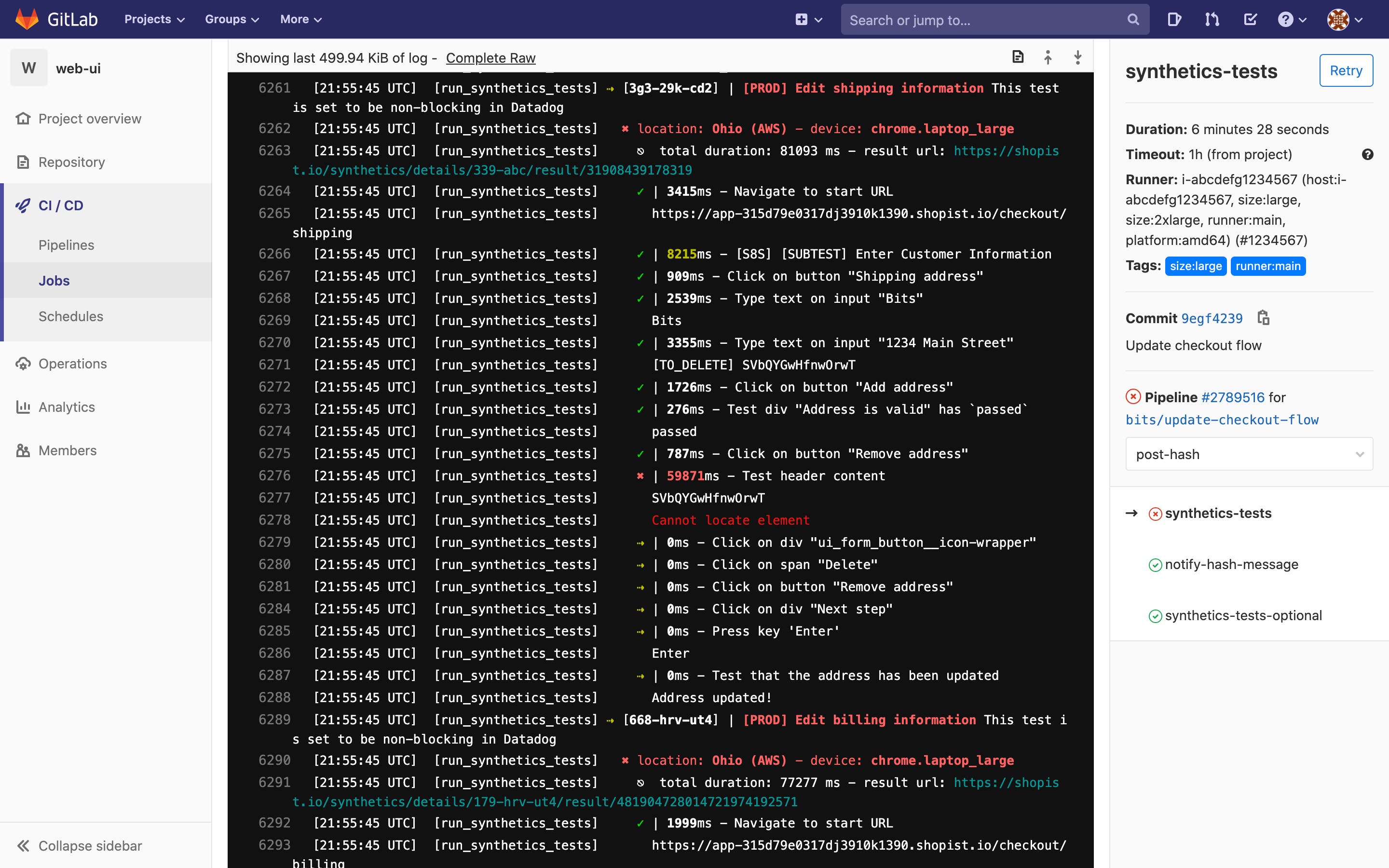Visualize your test results in your CI/CD platform. Visualize your test results in your CI/CD platform.
