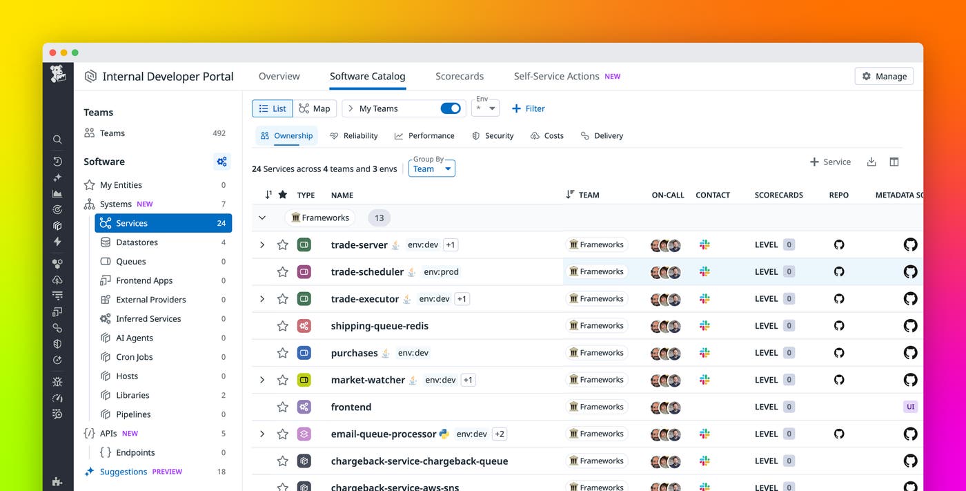 Keep service ownership up to date with Datadog Teams' GitHub integration Keep service ownership up to date with Datadog Teams' GitHub integration