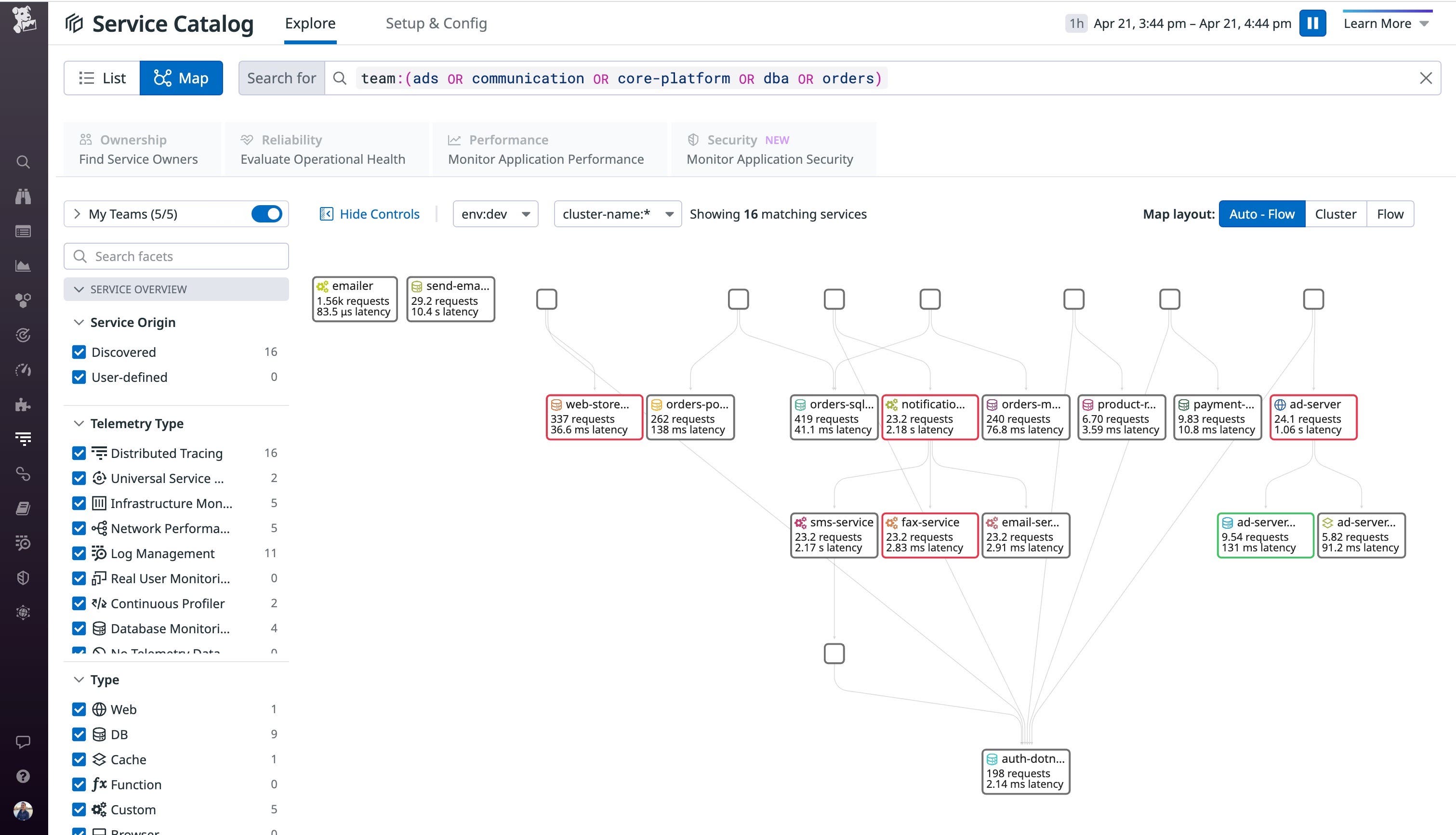 datadog-teams-team-filter