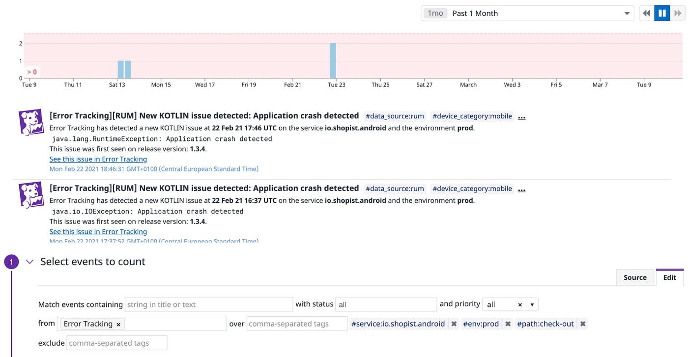 Create intelligent alerts to debug Android crashes Create intelligent alerts to debug Android crashes