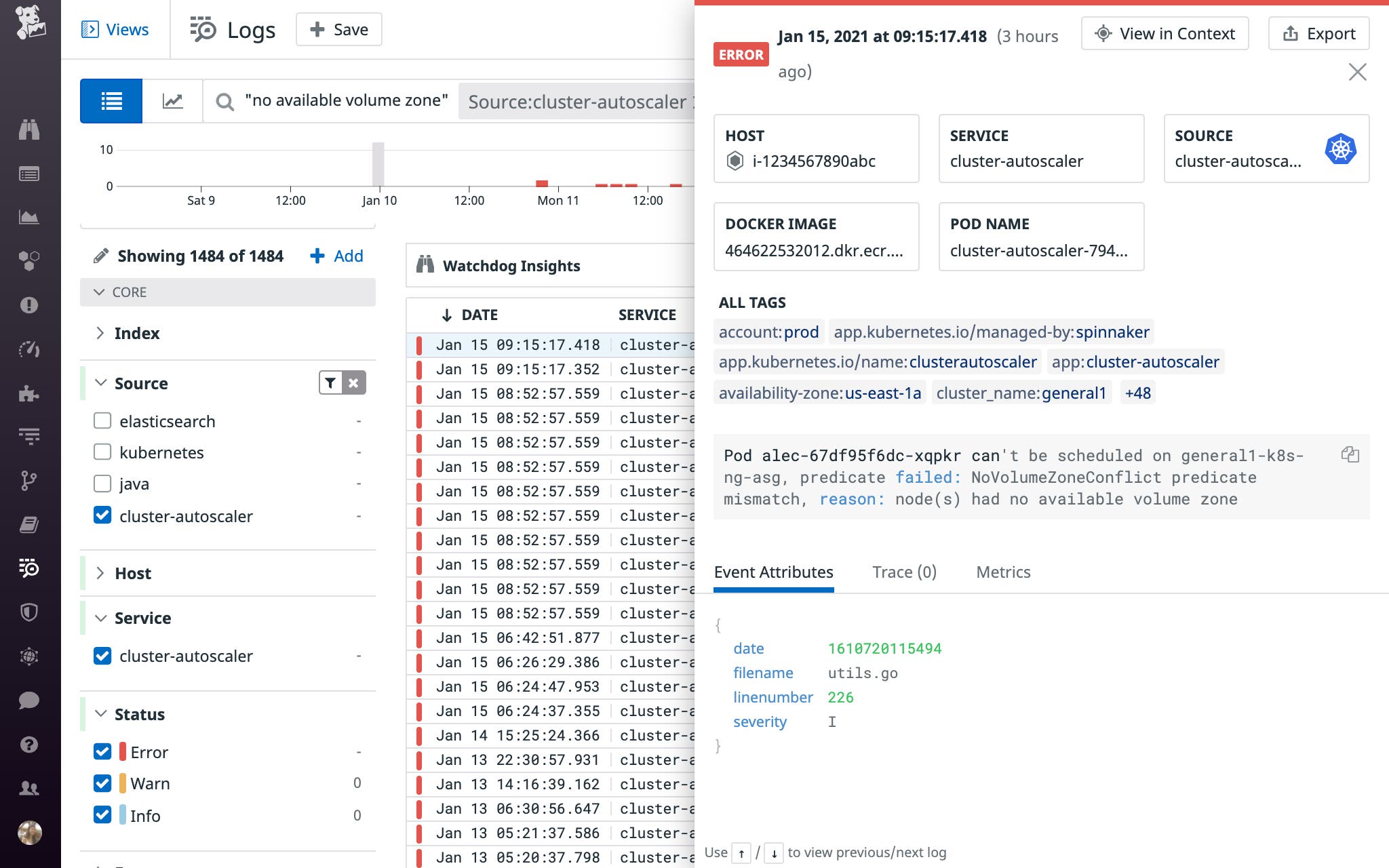 If the cluster autoscaler cannot add a node that satisfies a Pending pod's NoVolumeZoneConflict scheduling predicate, the pod will remain unschedulable. If the cluster autoscaler cannot add a node that satisfies a Pending pod's NoVolumeZoneConflict scheduling predicate, the pod will remain unschedulable.