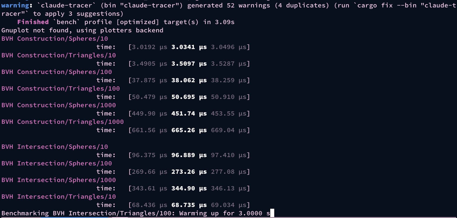 Catch performance regressions earler during development with local benchmarking. Catch performance regressions earler during development with local benchmarking.
