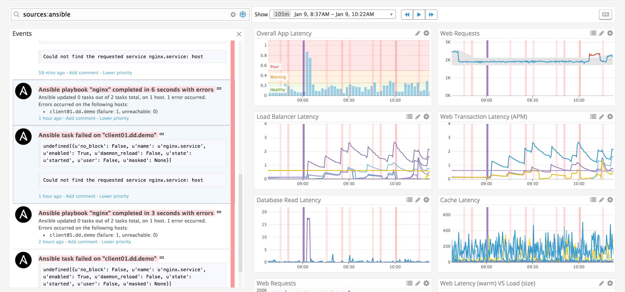 Track Ansible events in Datadog event stream