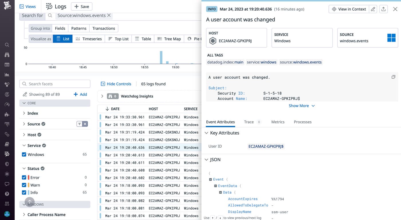 Stay notified of key security changes by monitoring Windows event logs. Stay notified of key security changes by monitoring Windows event logs.