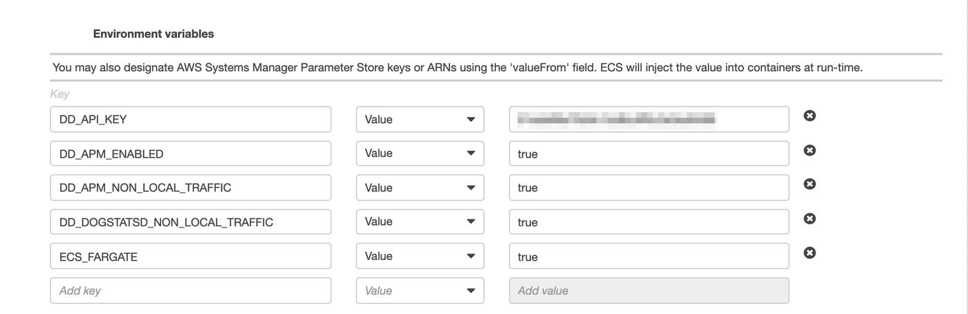 Environment variables for the Datadog Agent Environment variables for the Datadog Agent