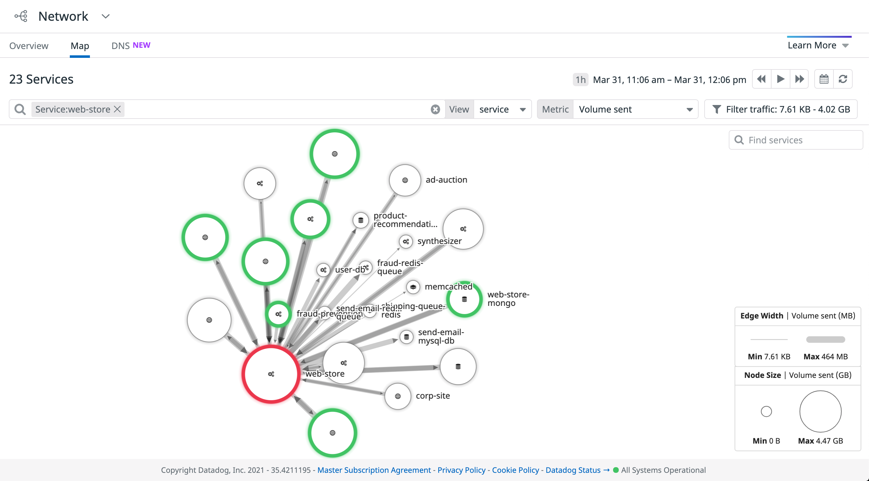 Use network maps to create threat models for your applications and detect potential attacks.