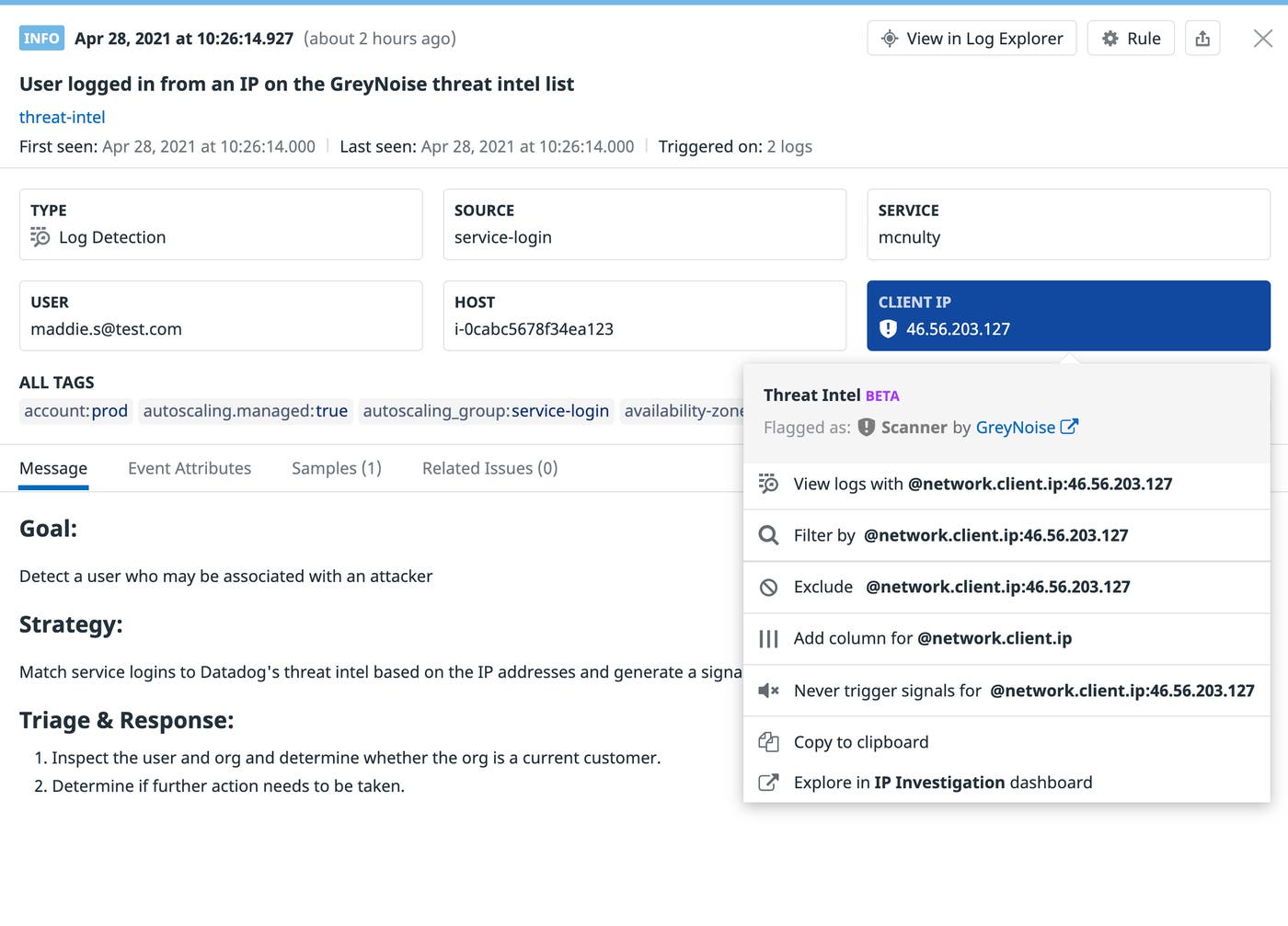 Detect malicious activity with curated threat intelligence. Detect malicious activity with curated threat intelligence.