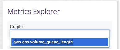 Metric Explorer Detail Metric Explorer Detail