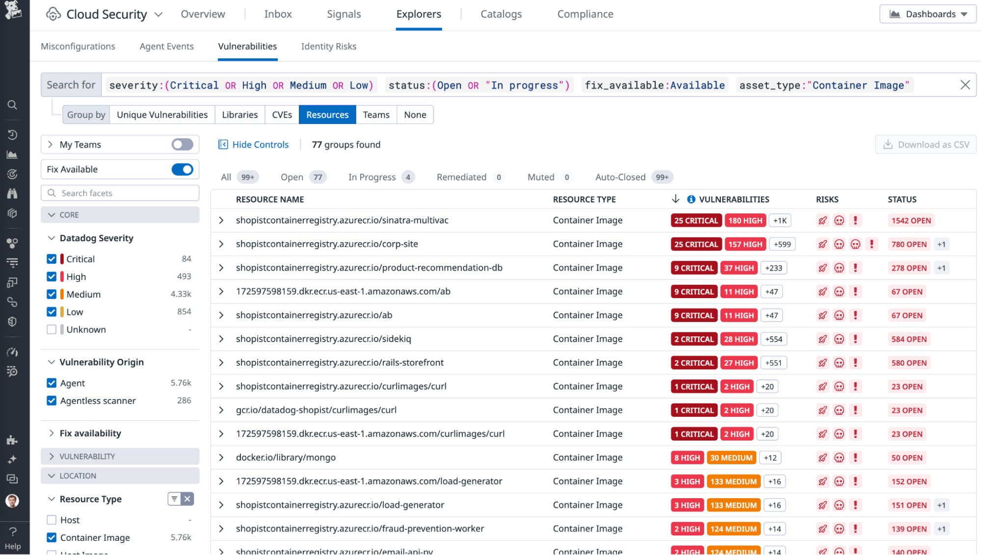 Monitor security trends across your container images Monitor security trends across your container images