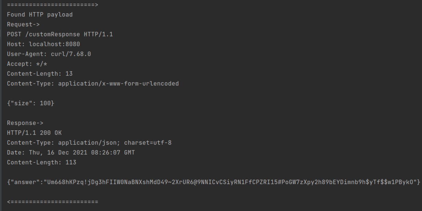 network capture output network capture output