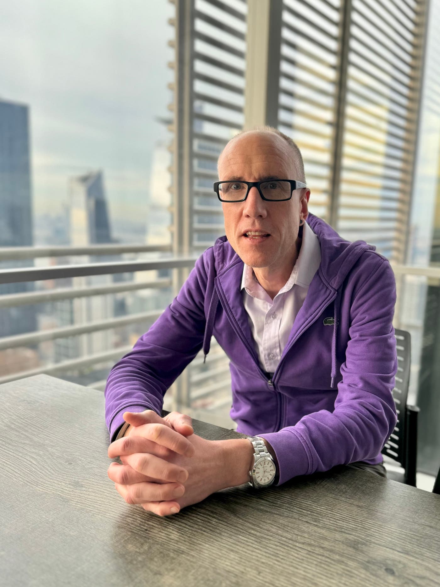 Photo of Jeromy Carriere in the Datadog office. Photo of Jeromy Carriere in the Datadog office.