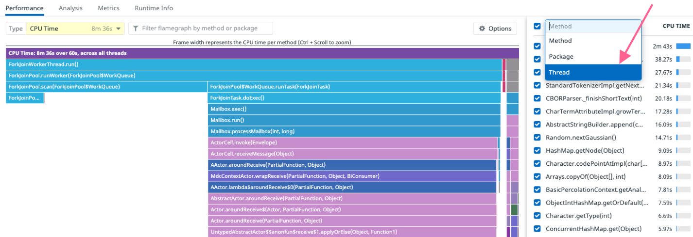 the thread causing the issue