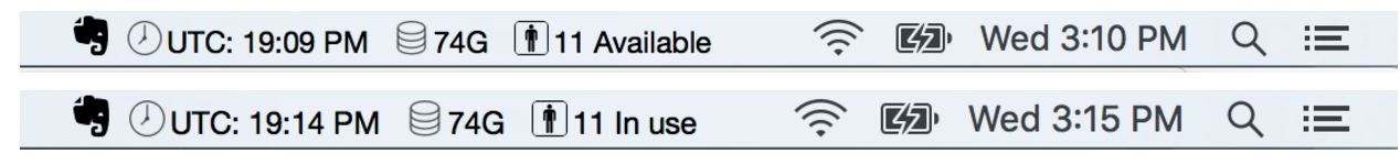 Bathroom Status via TextBar