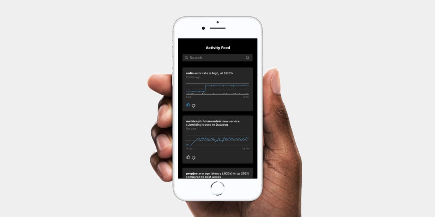 algorithmic feed prototype