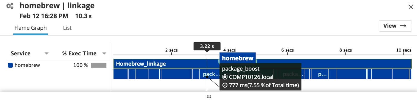 Datadog flame graph showcasing SQLite3 implementation performance with no caching. Datadog flame graph showcasing SQLite3 implementation performance with no caching.
