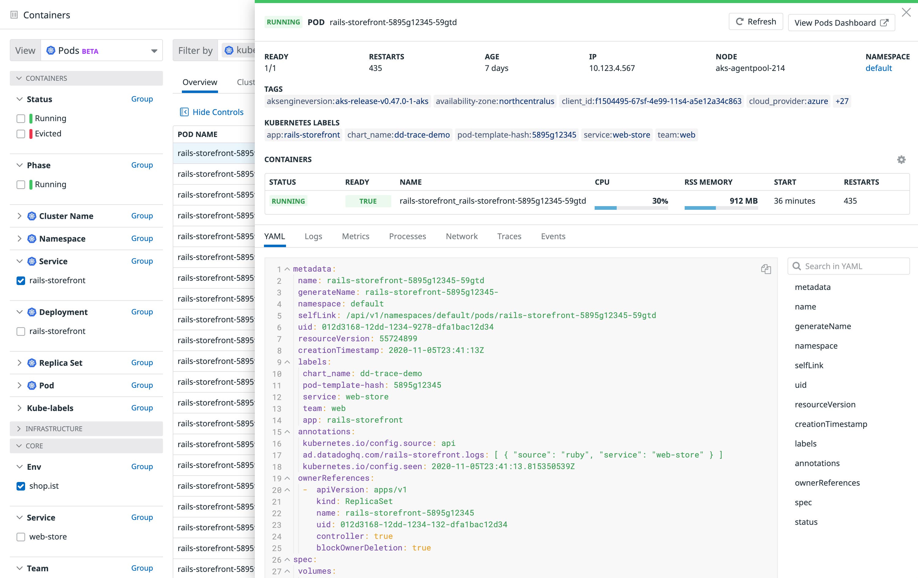 Monitor the health of your Kubernetes pods Monitor the health of your Kubernetes pods