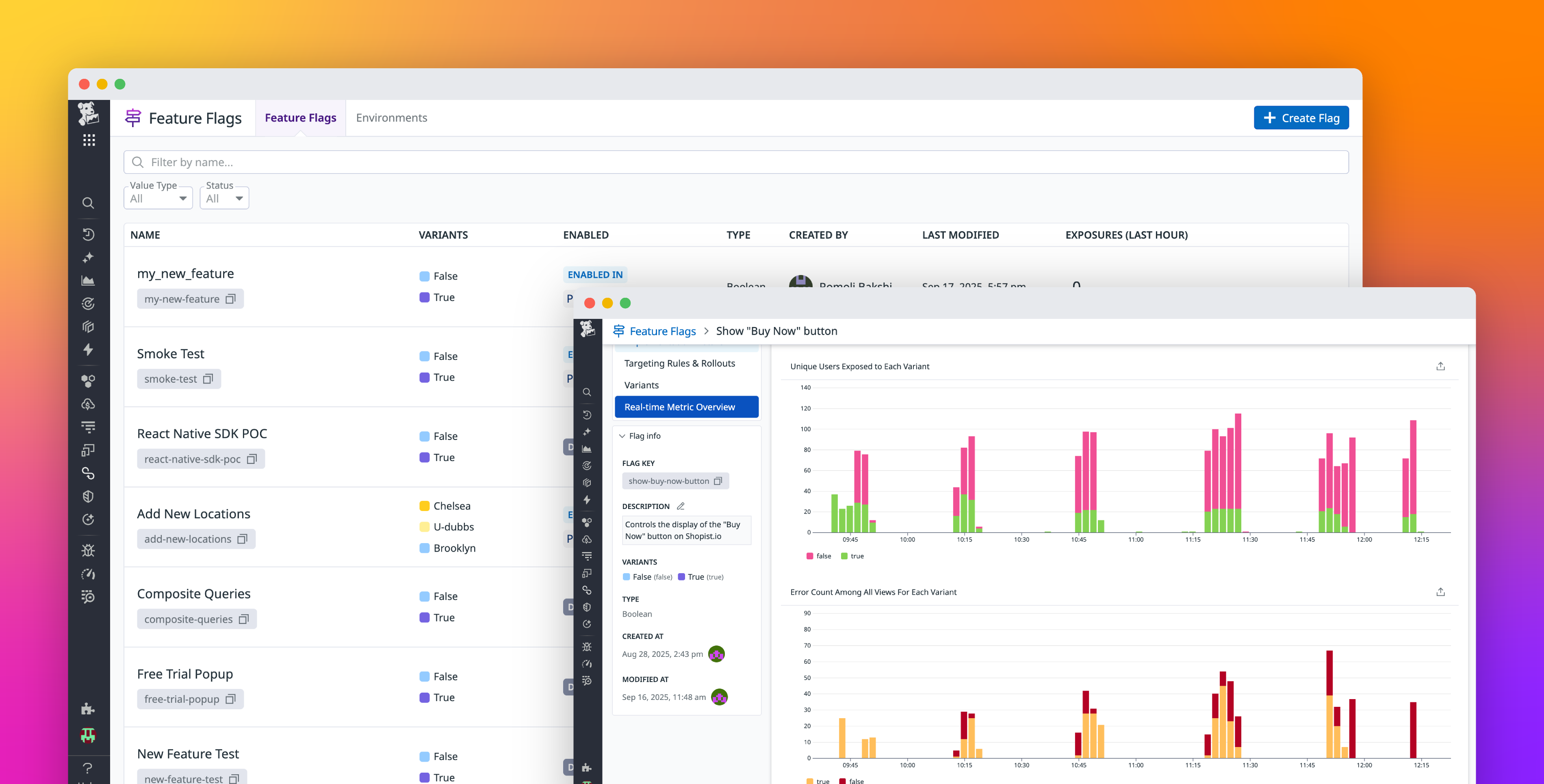 Ship features faster and safer with Datadog Feature Flags