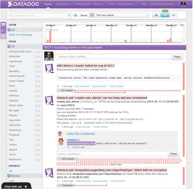 Filtering Events Stream