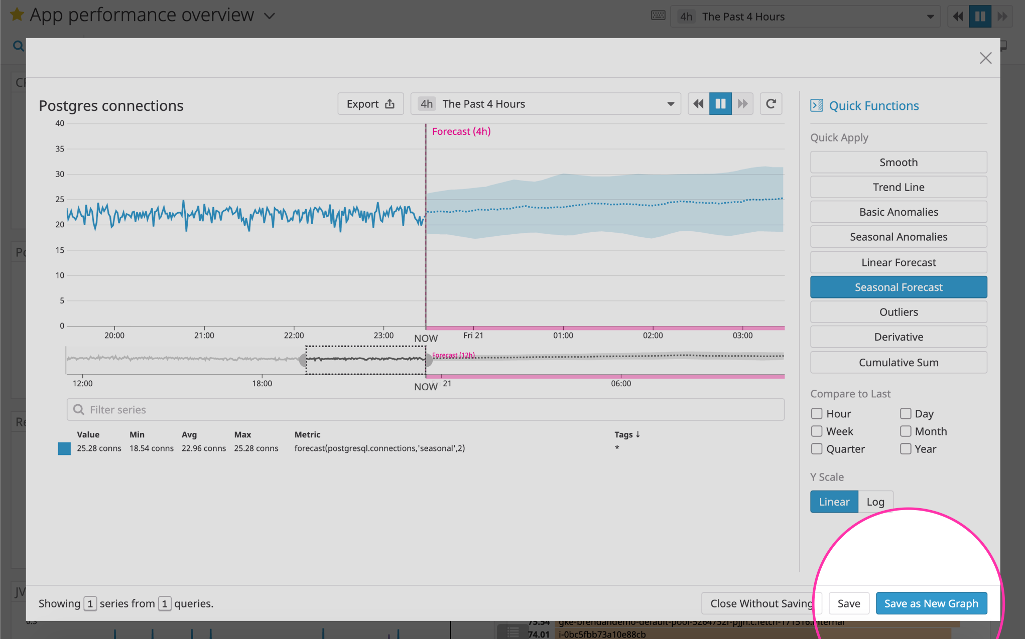 Save your exploratory graphs to your dashboard