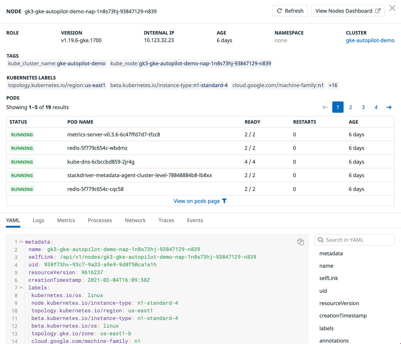 Live Containers lets you monitor the health and performance of your Autopilot nodes Live Containers lets you monitor the health and performance of your Autopilot nodes