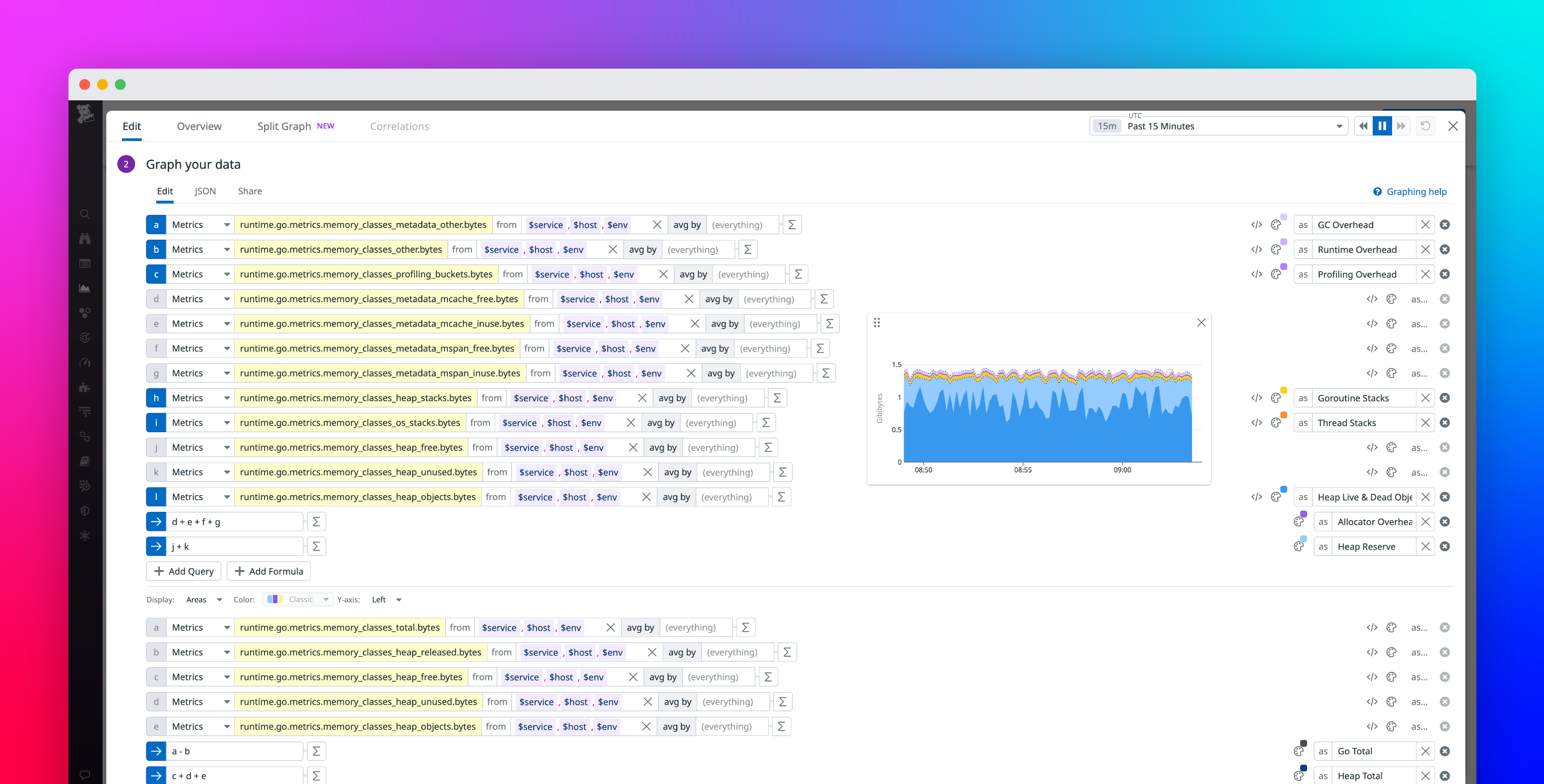 Go memory metrics demystified