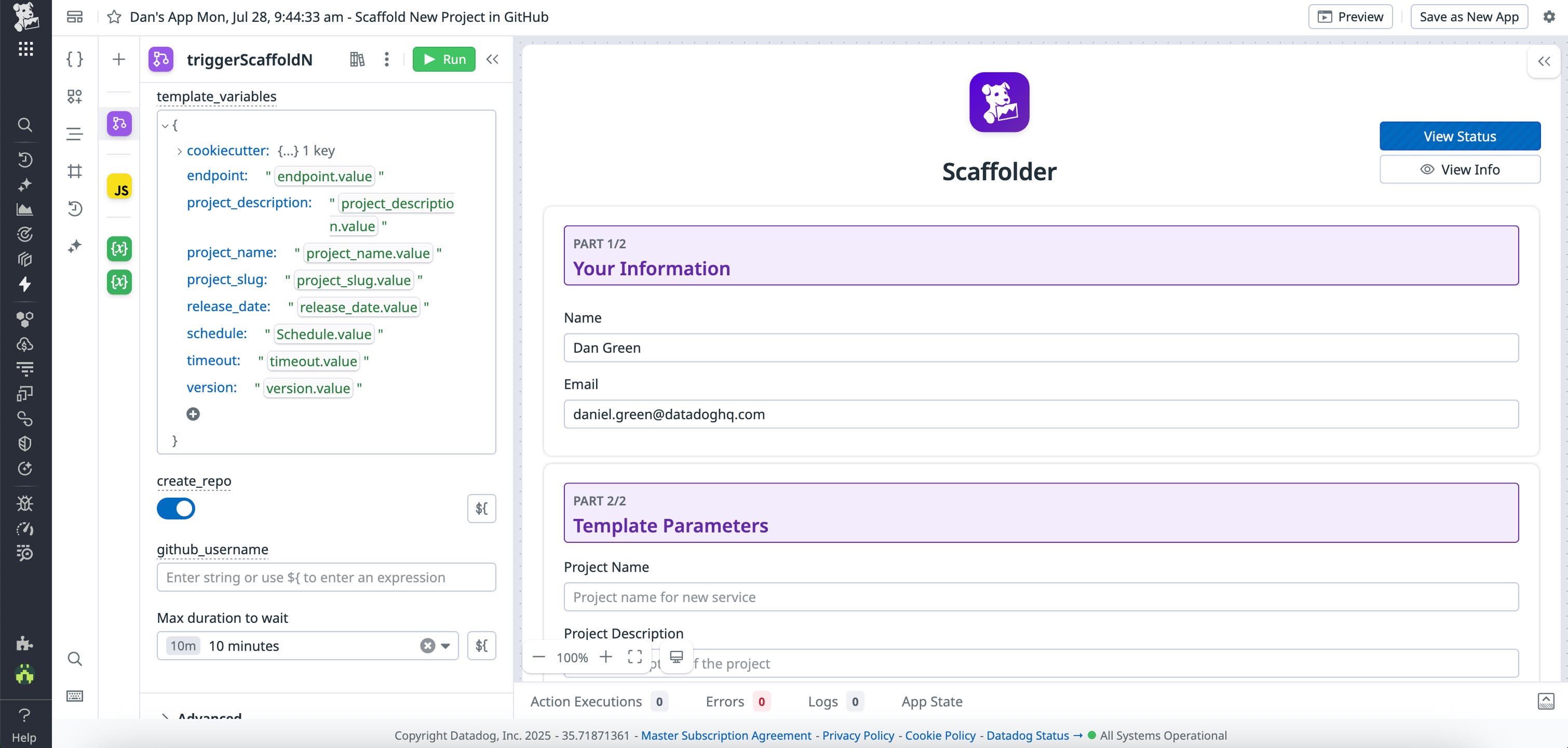 Building the App's templating logic Building the App's templating logic