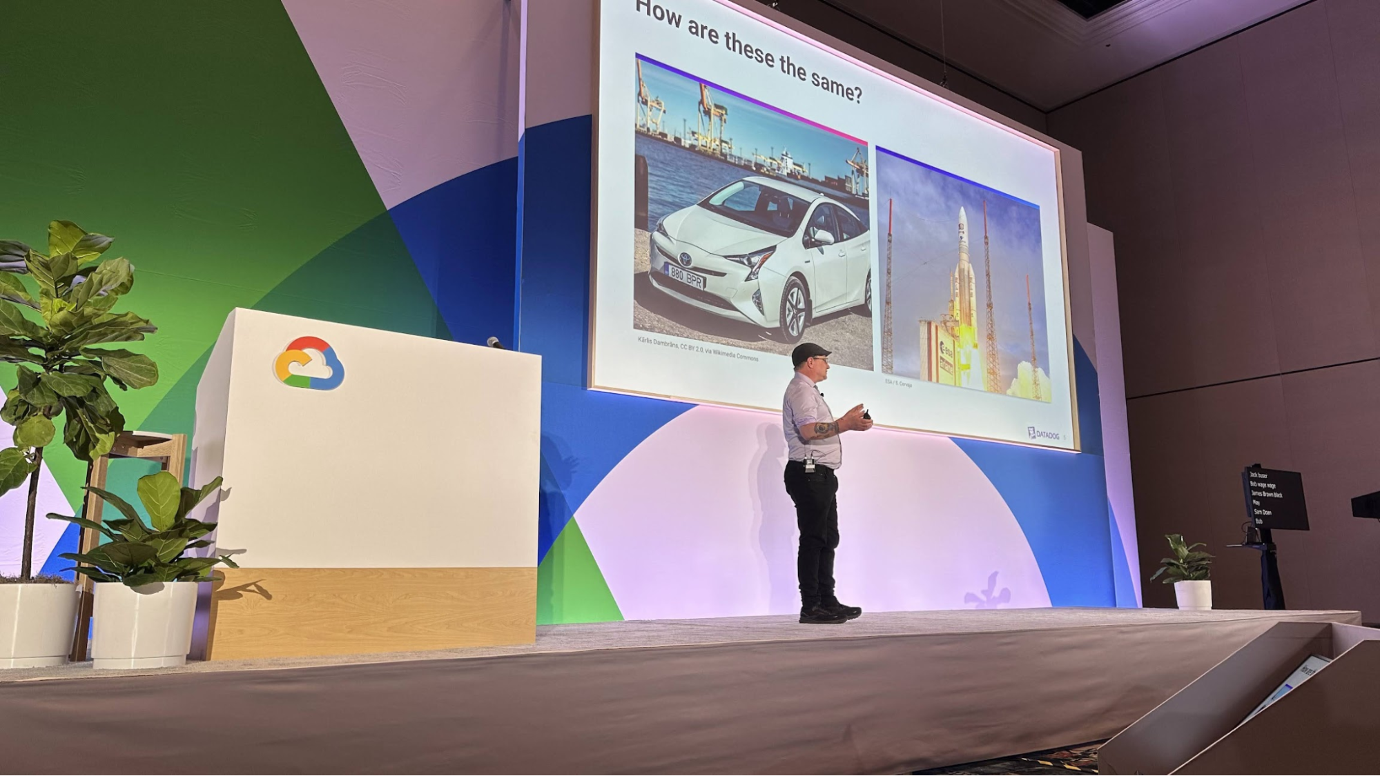 Datadog breakout session on monitoring cloud spend at Google Cloud Next