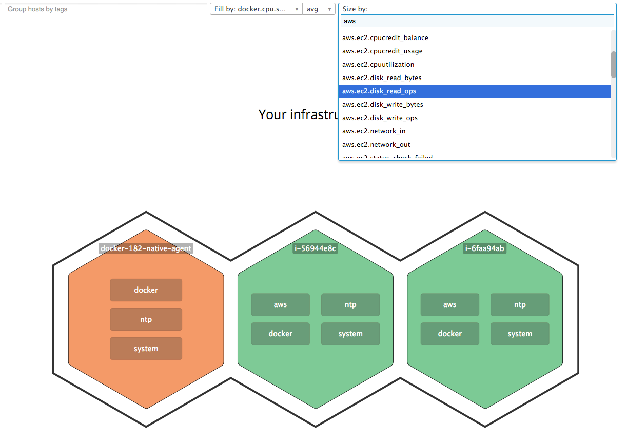 Arbitrary fill metrics
