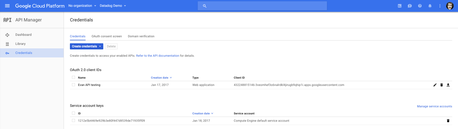 GCE metrics - Add new OAuth authorization