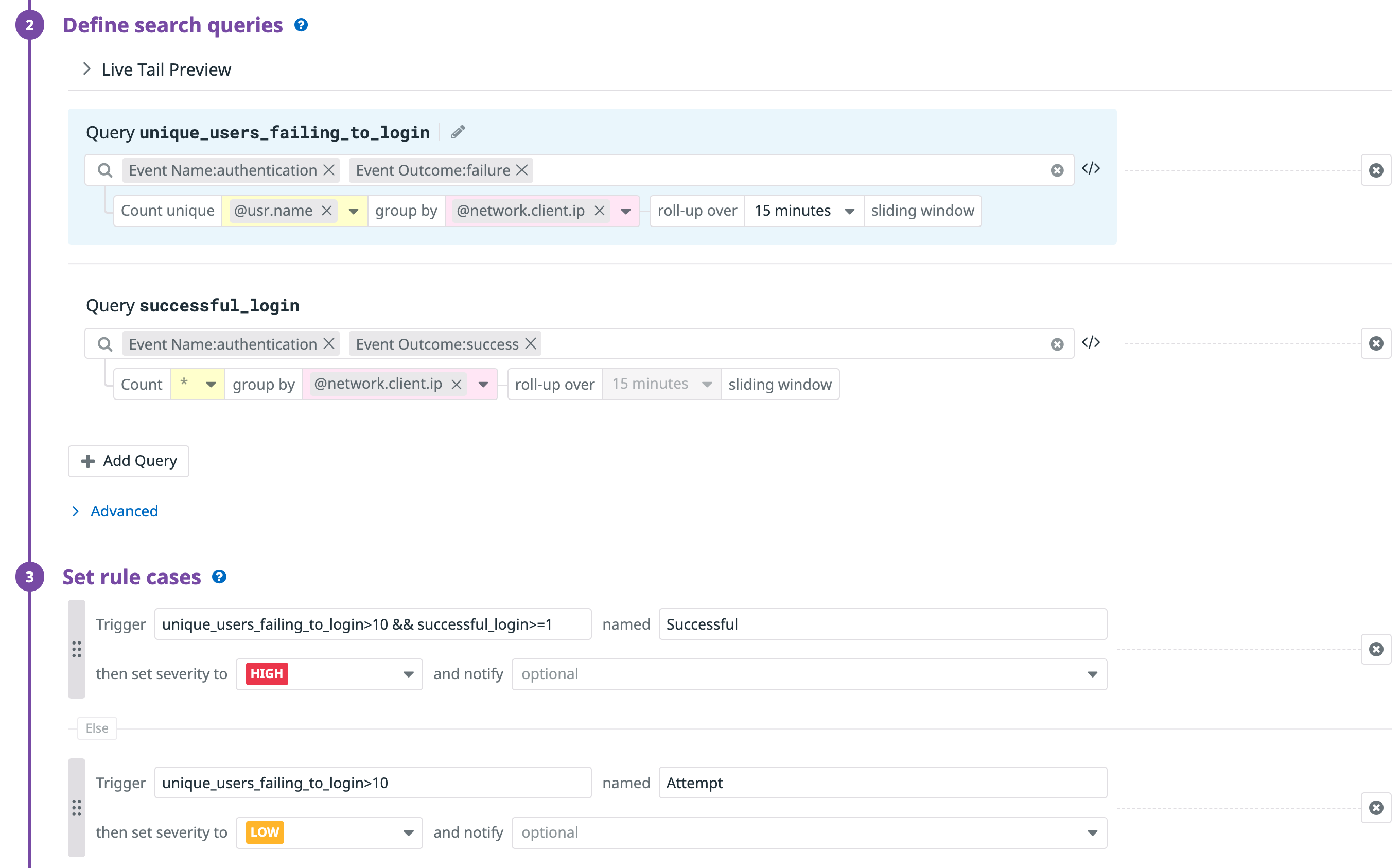 Detect credential stuffing attacks with Datadog
