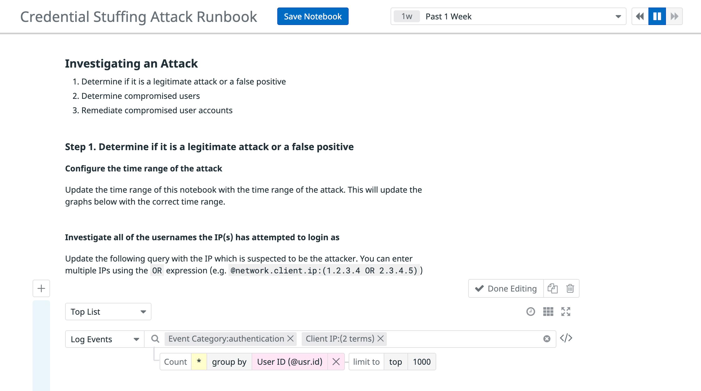 Datadog out-of-the-box runbook