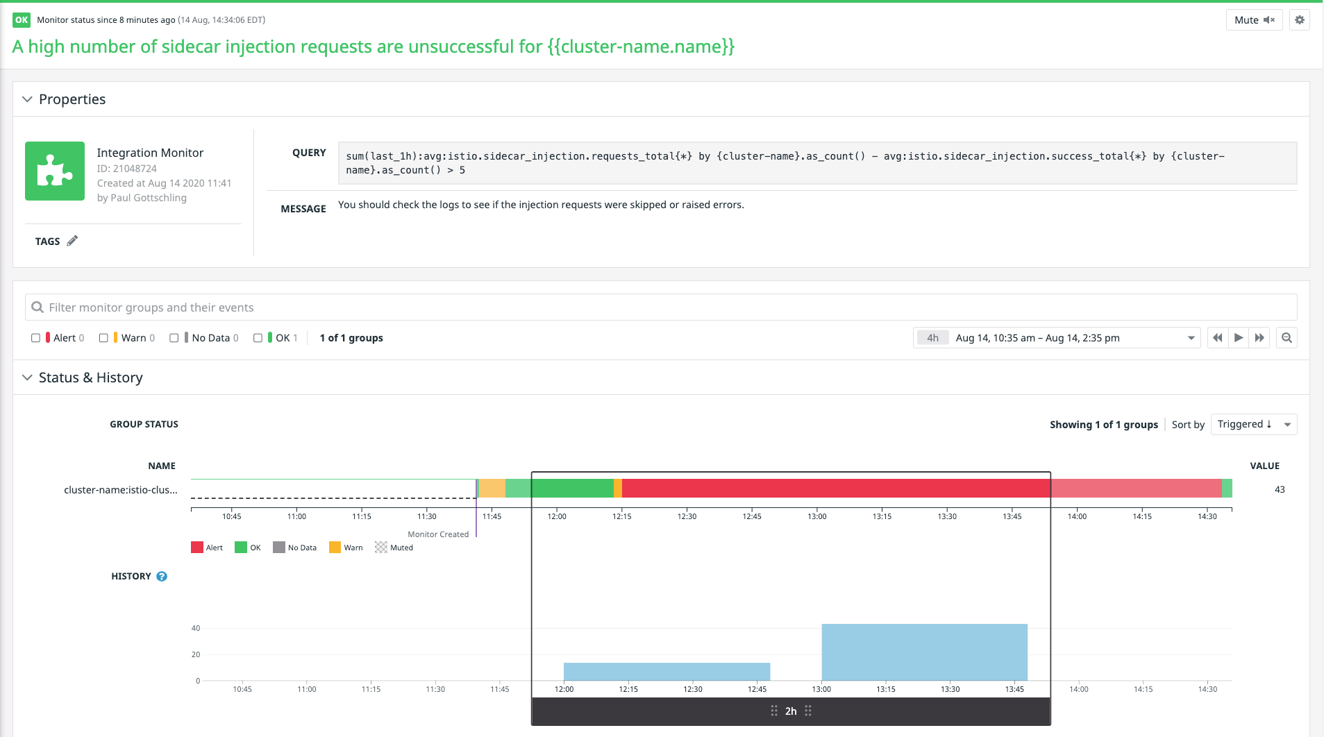 istiod-metric-monitor