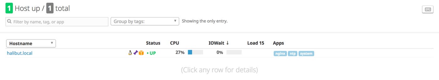 Datadog infrastructure list Datadog infrastructure list