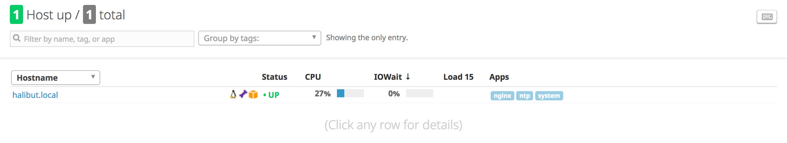 Datadog infrastructure list Datadog infrastructure list