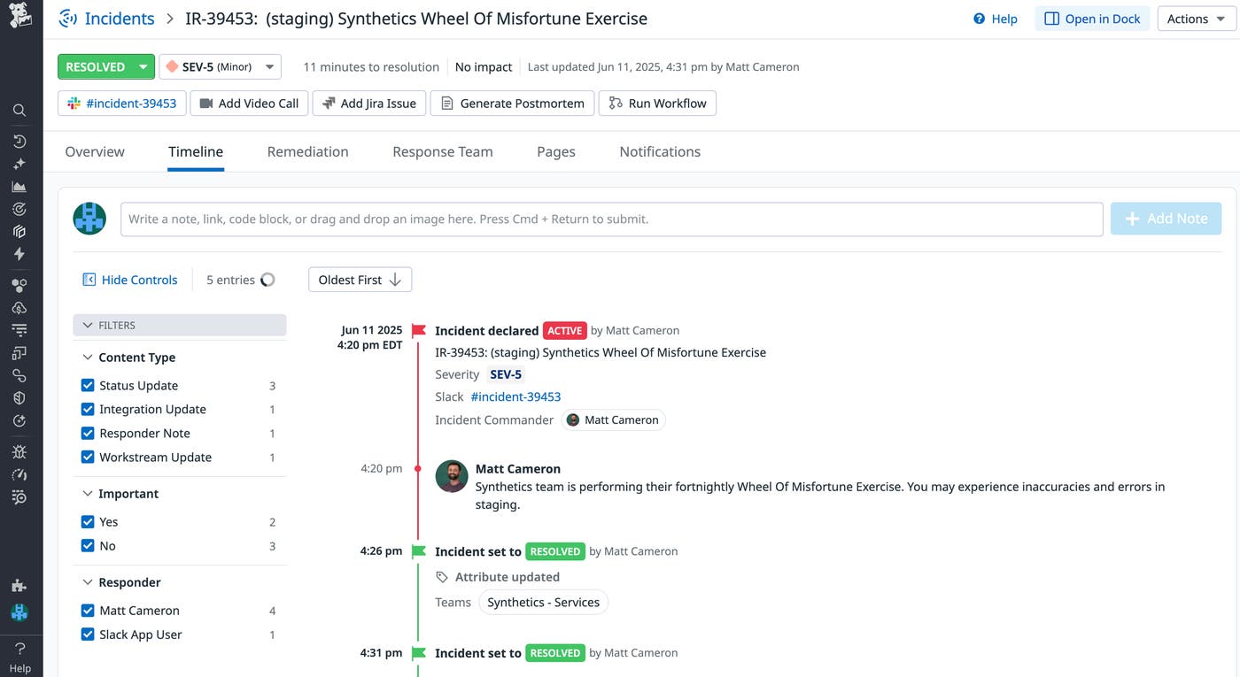 Incident Management enables us to conduct various incident repsonse and contingency planning testing. Incident Management enables us to conduct various incident repsonse and contingency planning testing.