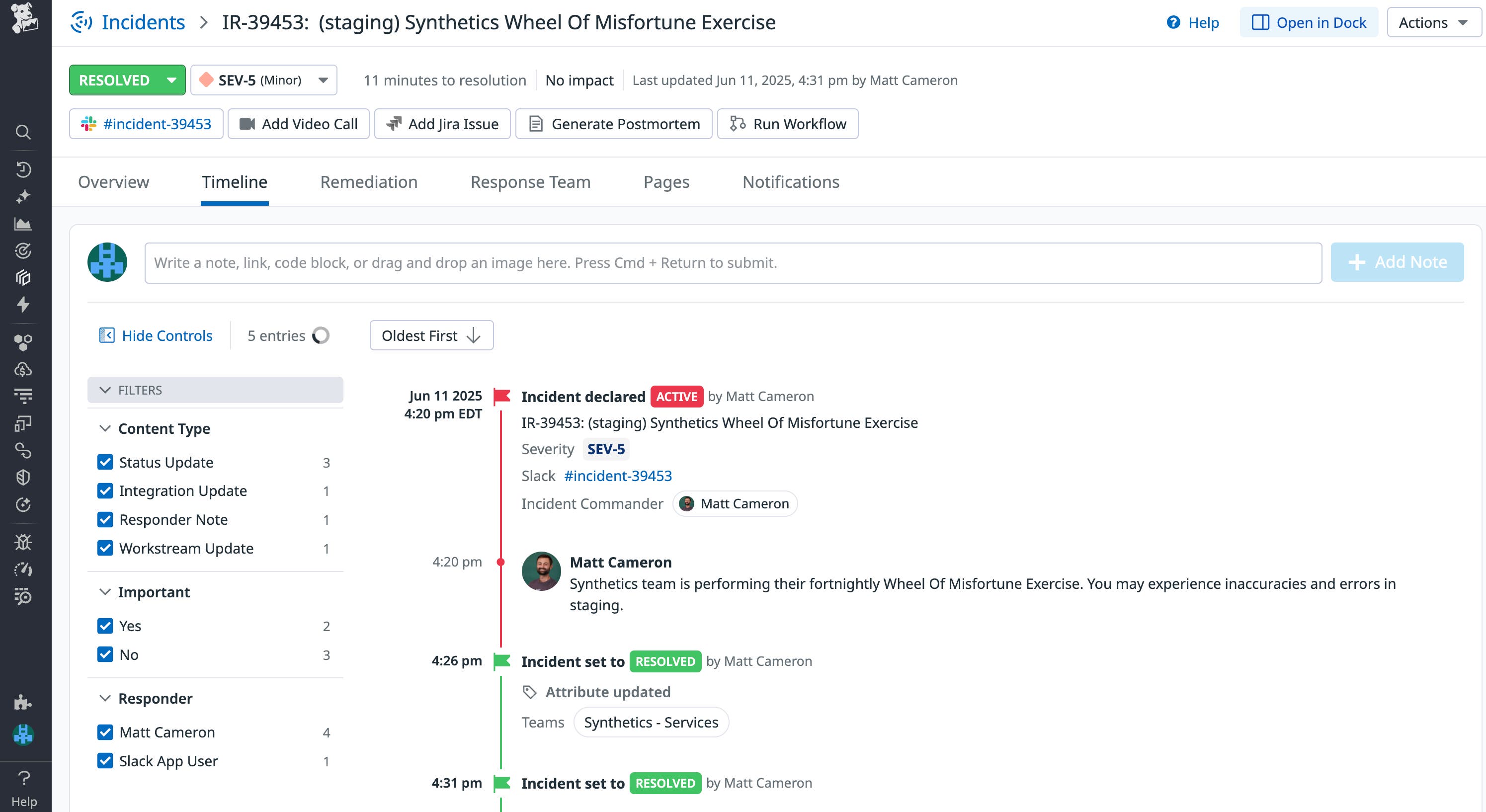 Incident Management enables us to conduct various incident repsonse and contingency planning testing. Incident Management enables us to conduct various incident repsonse and contingency planning testing.