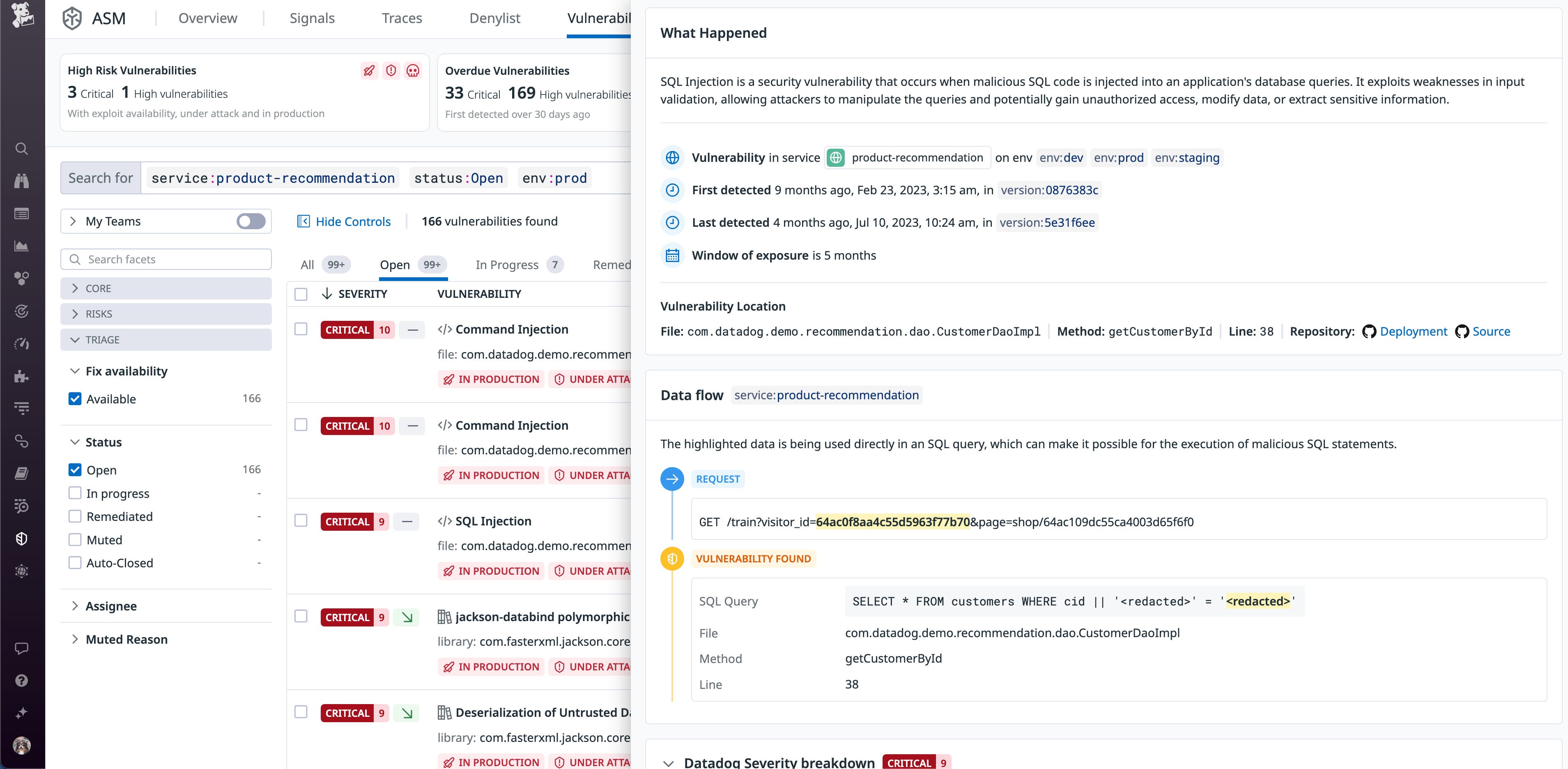 Datadog Code Security Datadog Code Security