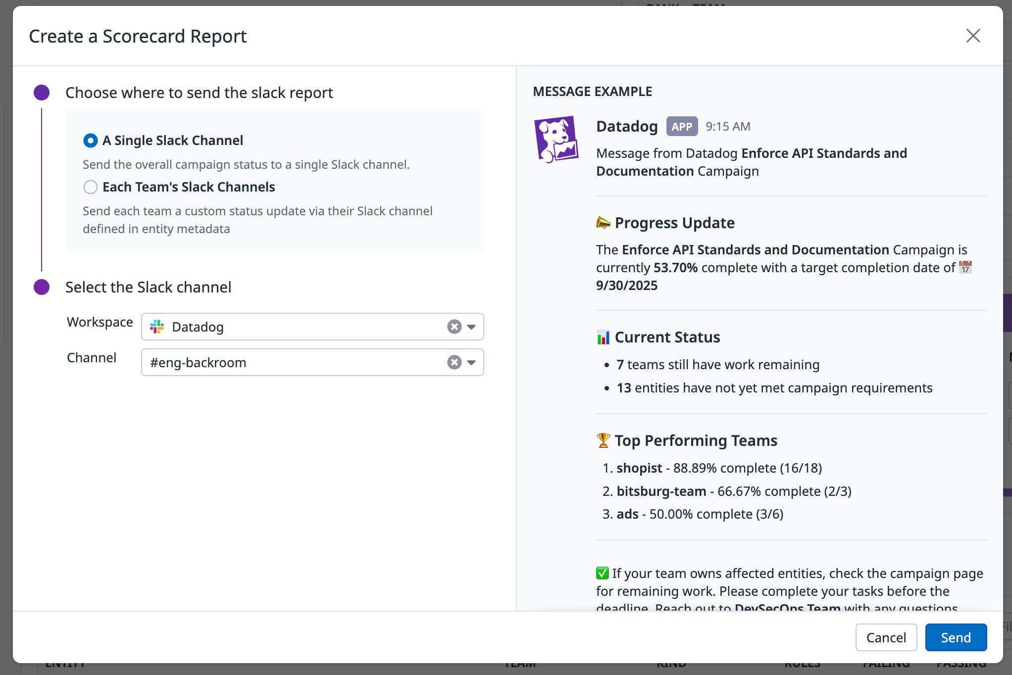 Guidance view showing selected campaign rules and team notifications to help contributors understand what work is required. Guidance view showing selected campaign rules and team notifications to help contributors understand what work is required.