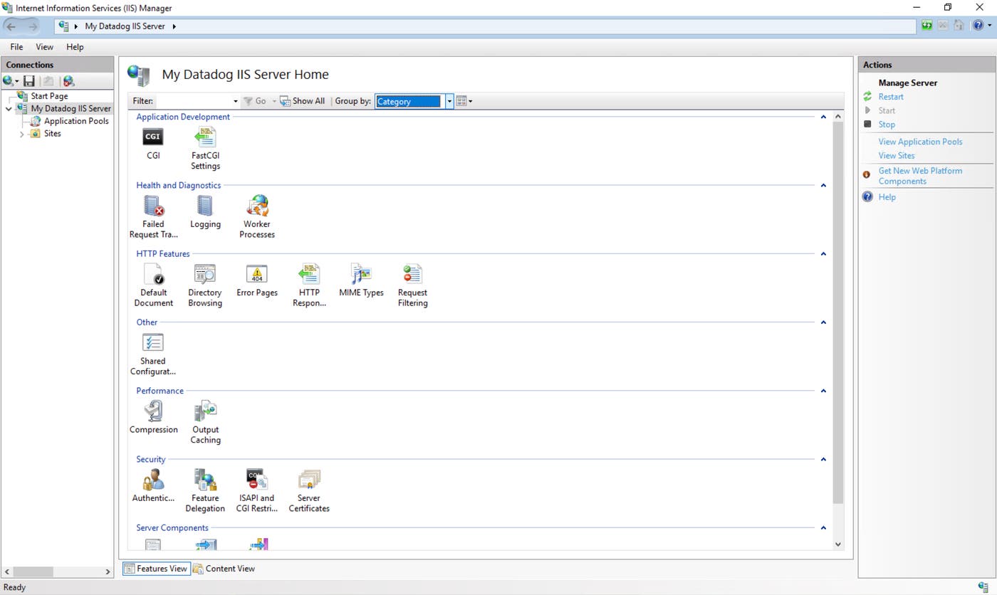 IIS Metrics - IIS Manager IIS Metrics - IIS Manager