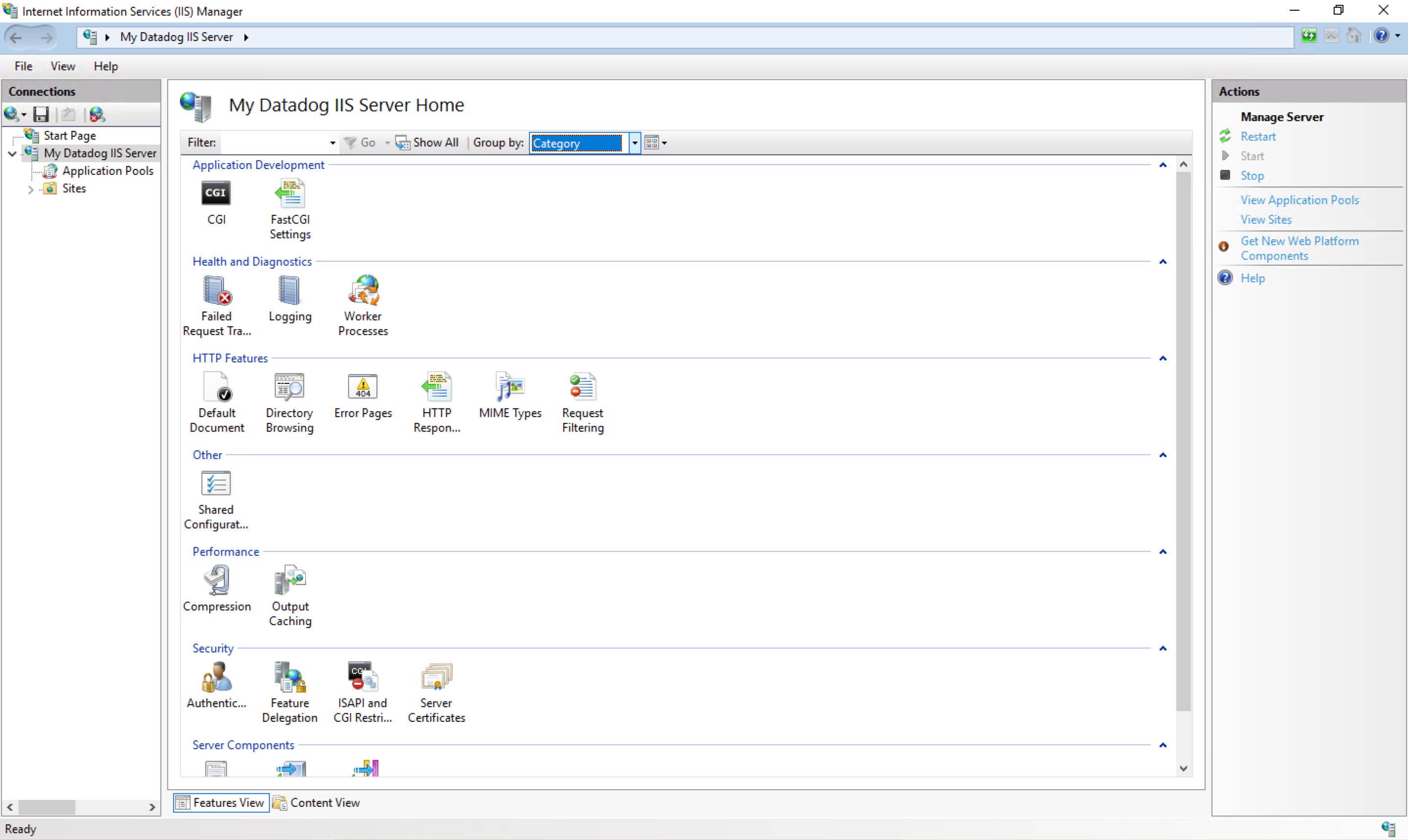 IIS Metrics - IIS Manager IIS Metrics - IIS Manager
