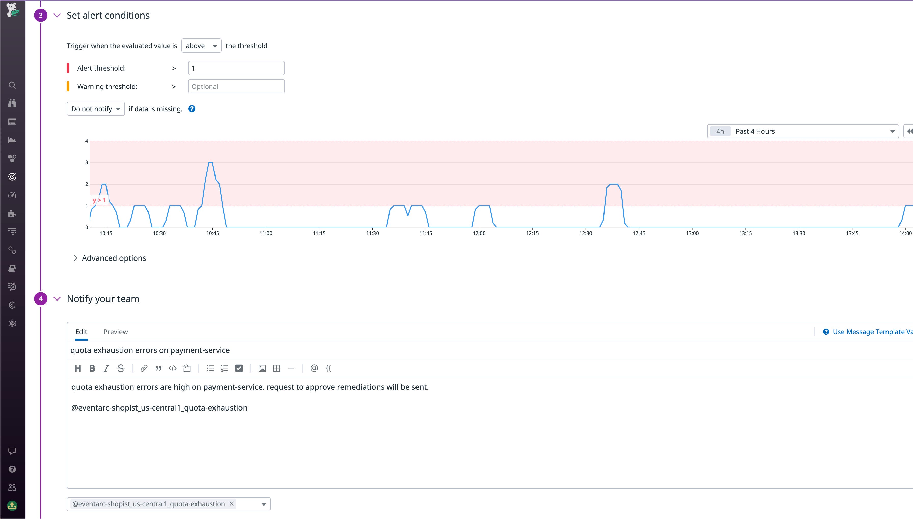 Configuring a monitor to trigger a GCP workflow using Eventarc Configuring a monitor to trigger a GCP workflow using Eventarc