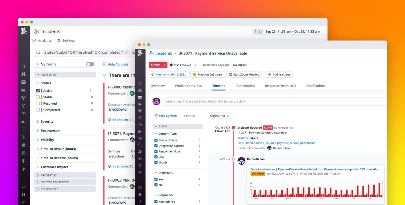 Reduce time to resolution with Datadog Incident Management Reduce time to resolution with Datadog Incident Management