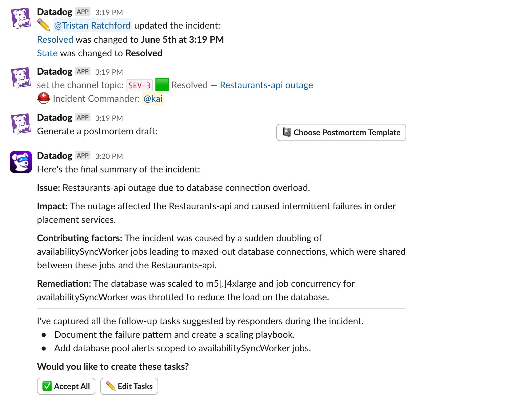 Bits AI SRE followup Bits AI SRE followup