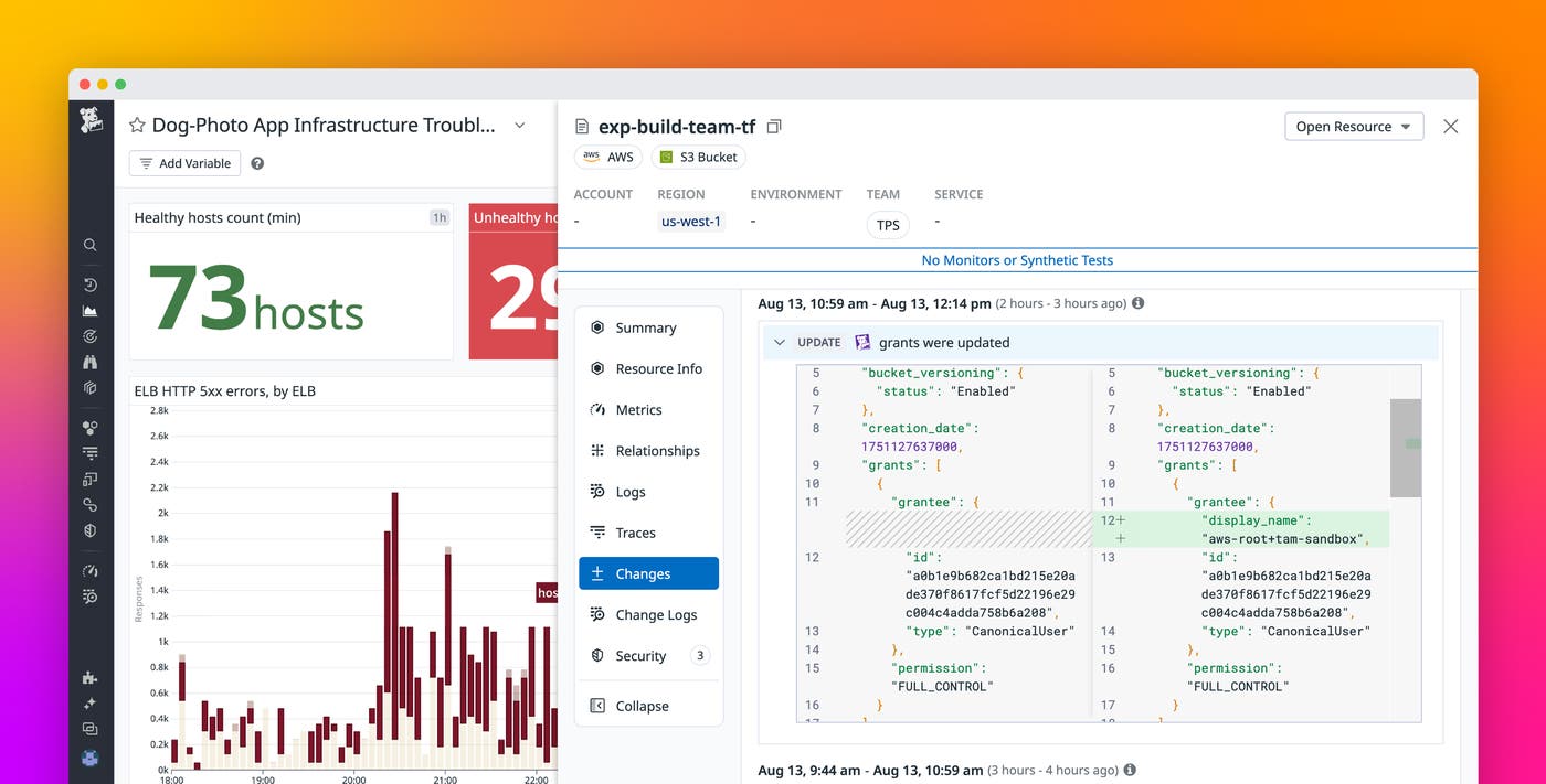 Troubleshoot infrastructure issues faster with Resource Changes Troubleshoot infrastructure issues faster with Resource Changes